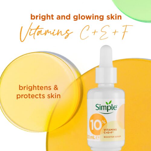 Simple Booster Serum 10% Vitamins C + E + F 30ML - Image 2