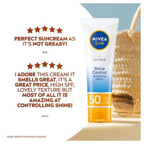 Nivea SUN UV Face Soothing Senstitive Sun Cream SPF50 50ml - Image 2