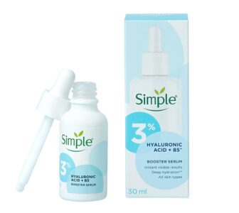 Simple 3% Hyaluronic Acid + B5* Serum Booster Serum 30ml