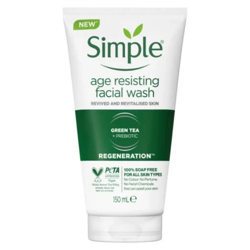 Simple Regeneration Age Resisting Facial Wash 150ml