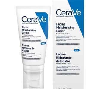 CeraVe PM Facial Moisturising Lotion Normal to Dry Skin 52ml